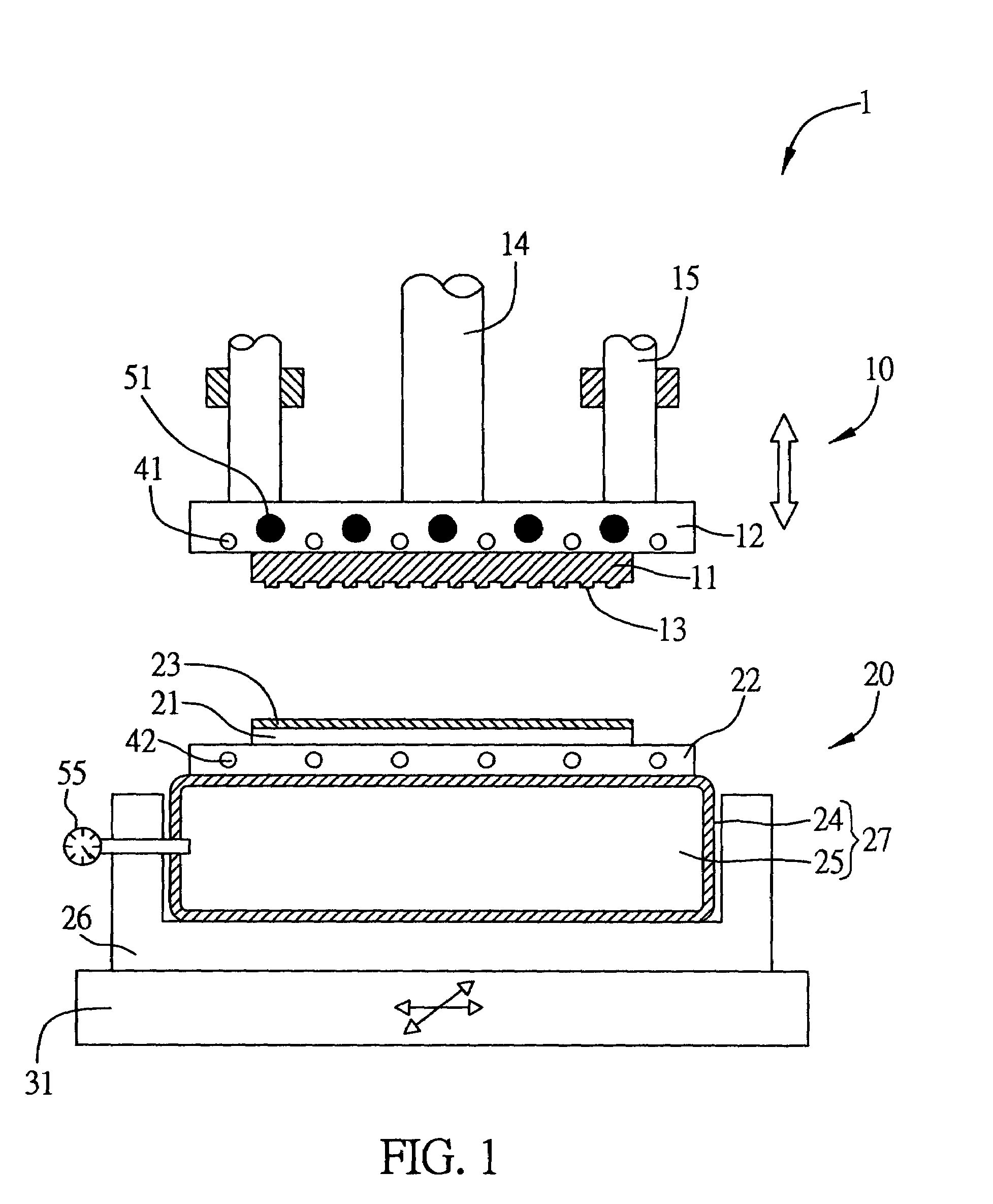 Parallelism adjustment device