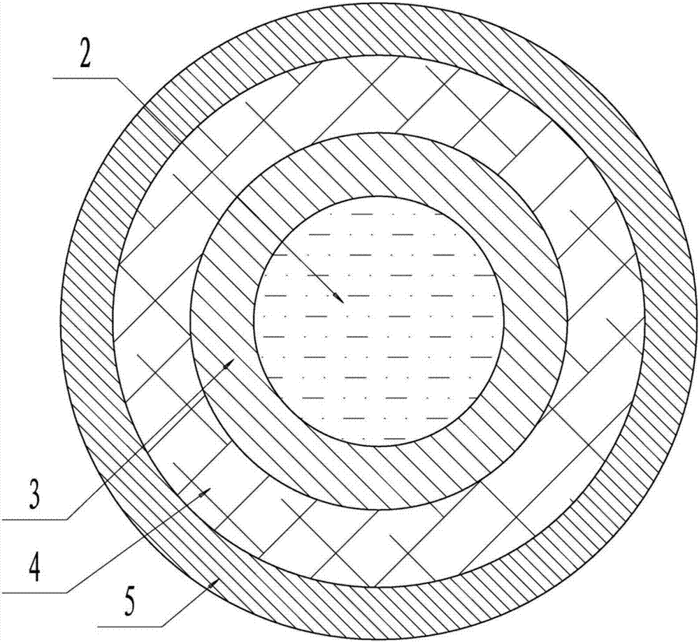 High-pressure standing submersible motor winding wire assembly