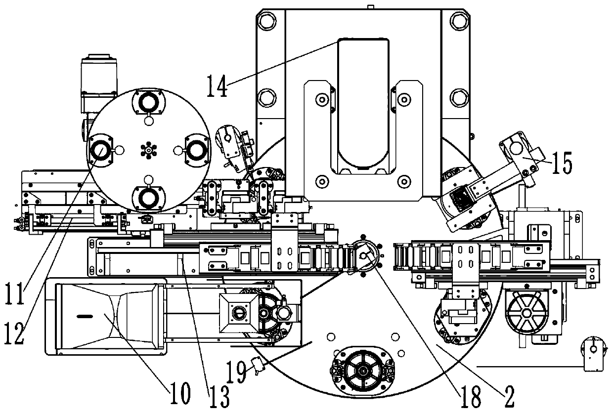 Gearbox back cover bearing laser engraving assembly center