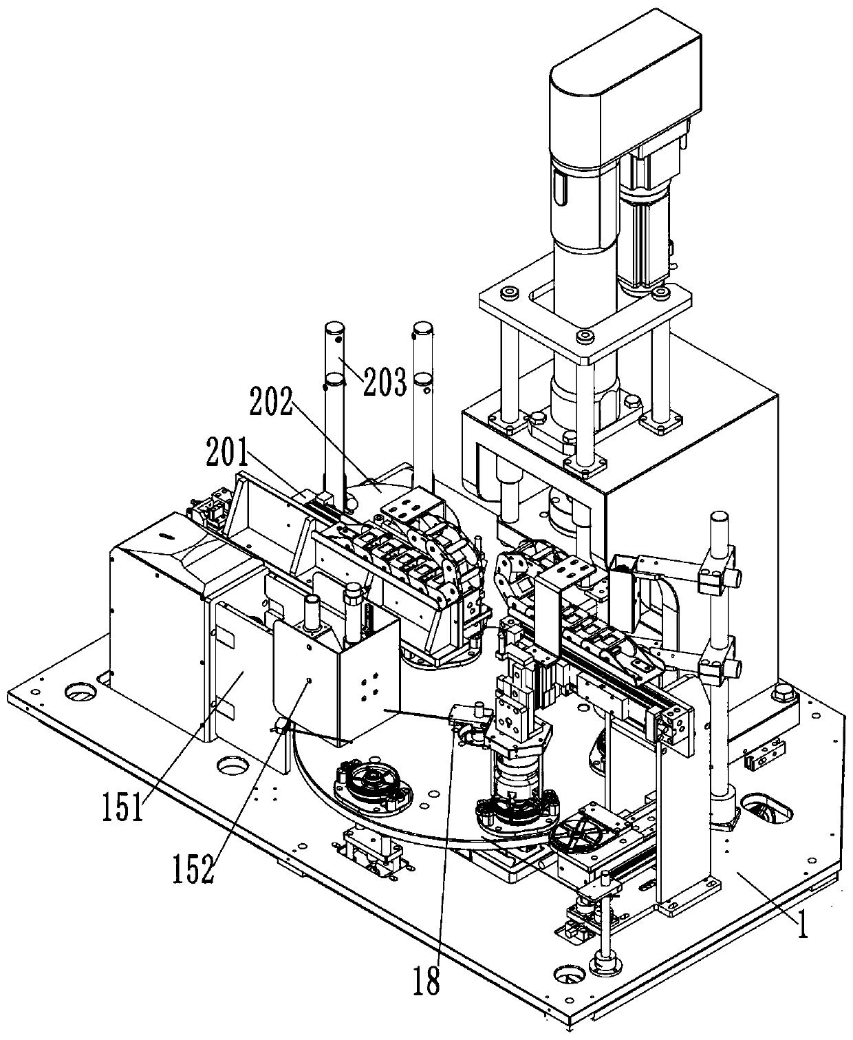 Gearbox back cover bearing laser engraving assembly center