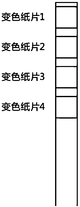 Rapid determination method of sulfate and preparation of test paper