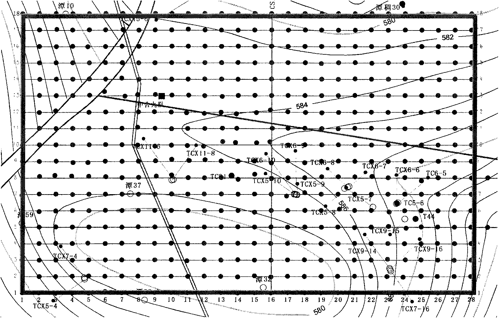 Method for realizing oil-gas detection by applying long-offset distance transient electromagnetic array method