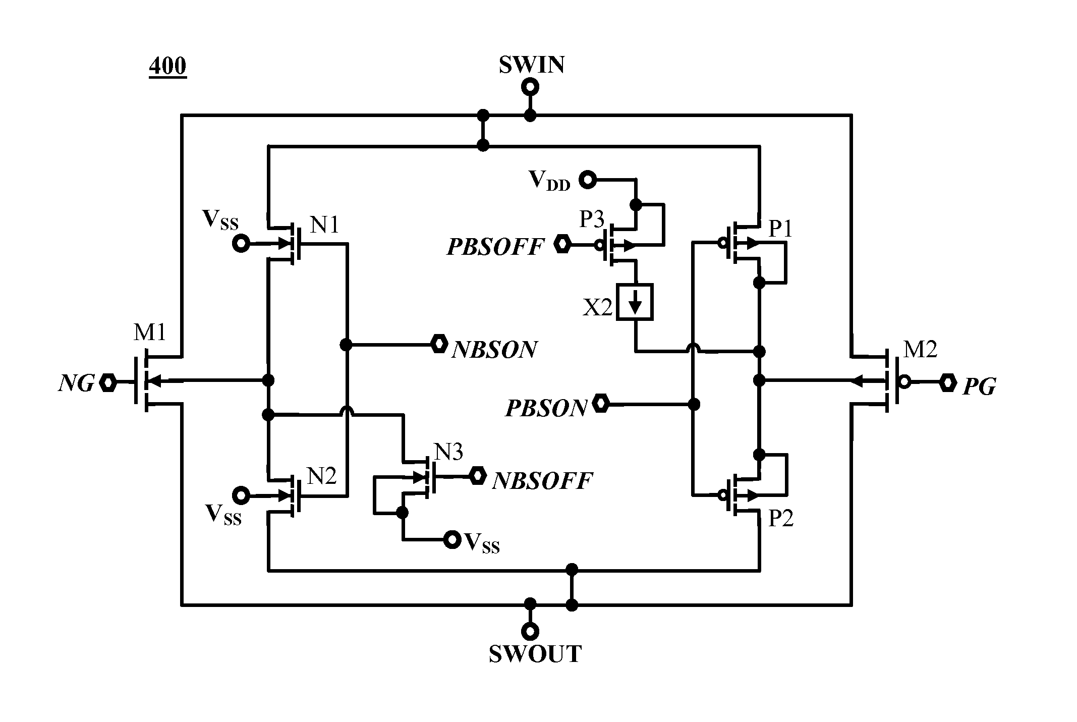 Low leakage dynamic bi-directional body-snatching (lldbbs) scheme for high speed analog switches