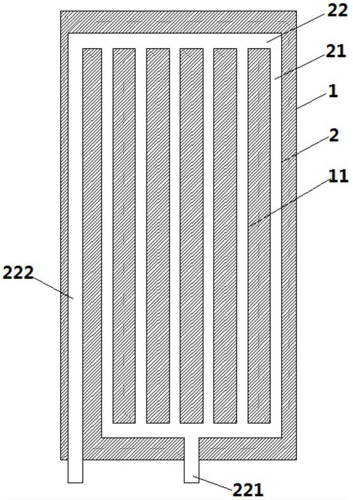 Embedded water-cooled heat sink