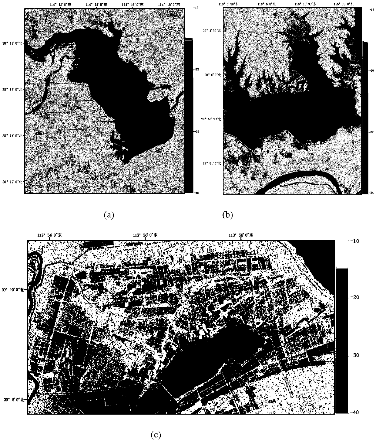 SAR image water probability drawing method in combination of prior probability estimation