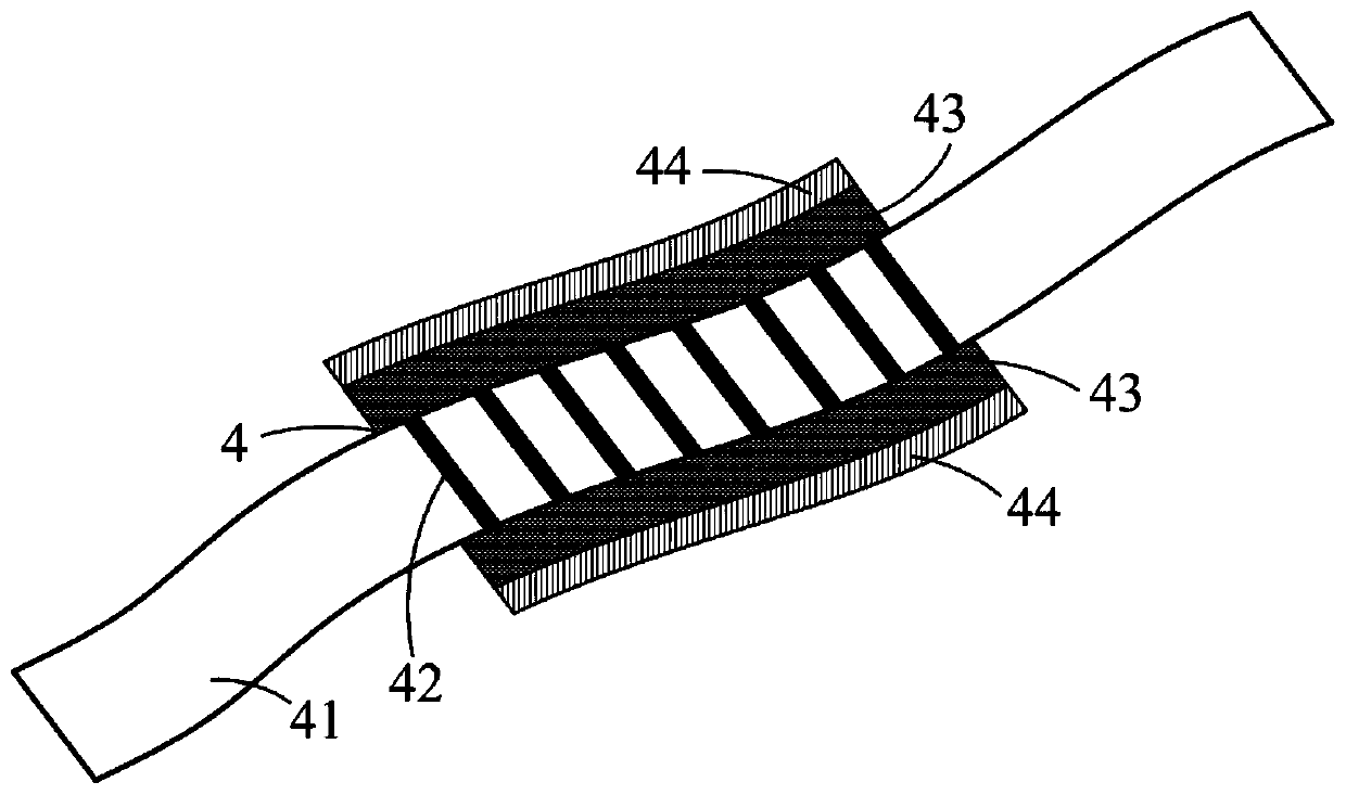 Laser infrared spectrum trace substance detection device and method based on fiber grating