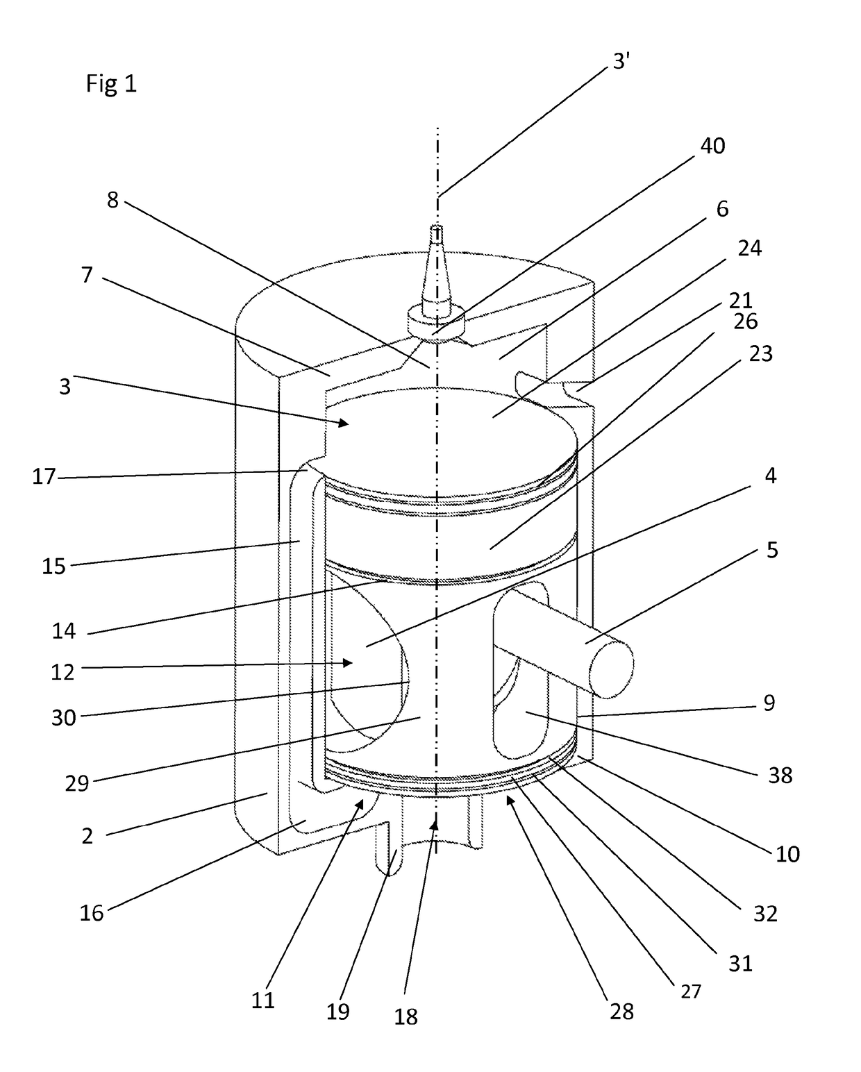 Piston arrangement and internal combustion engine