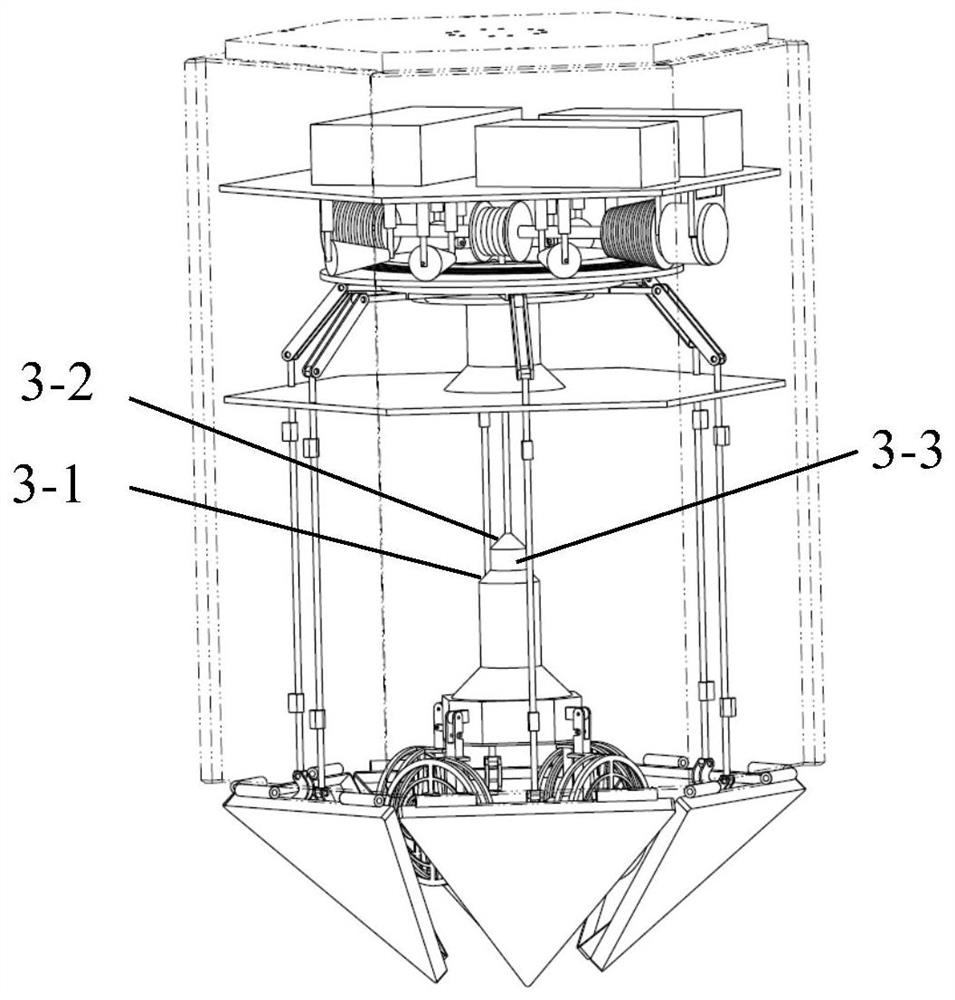 Flower-blooming type openable pod for launching and recovering unmanned aerial vehicle in air