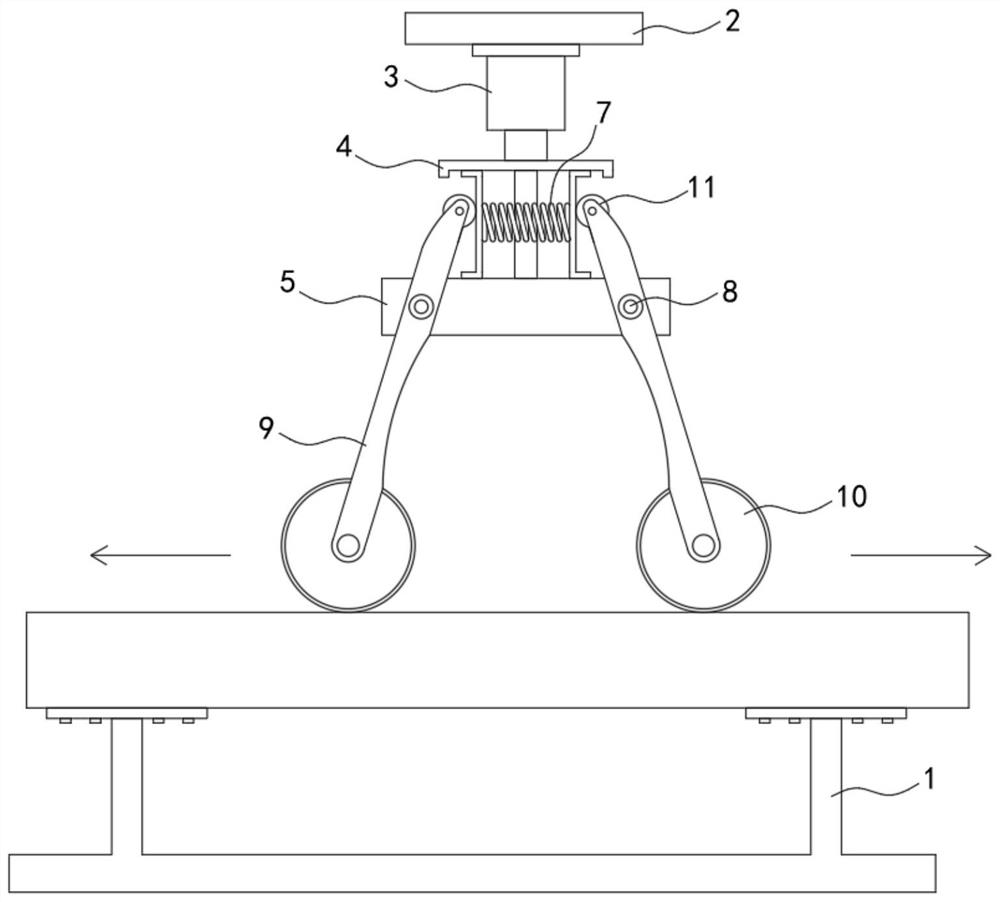 A double-roller leather processing system