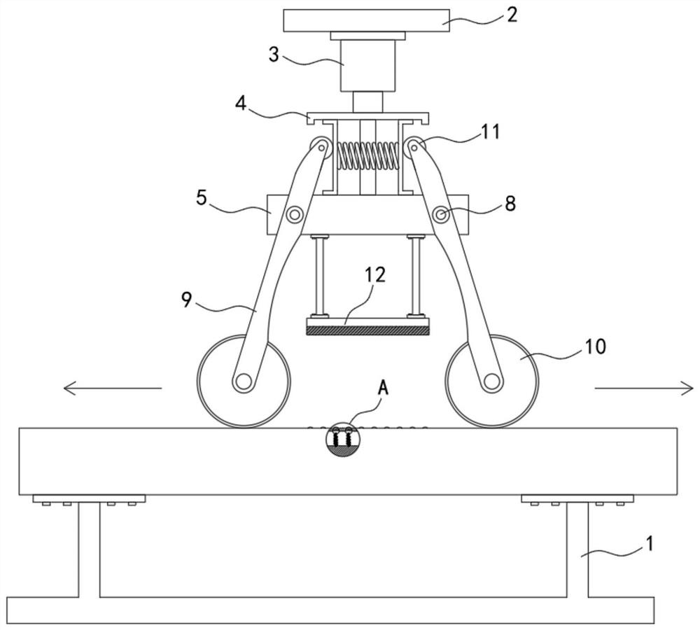 A double-roller leather processing system