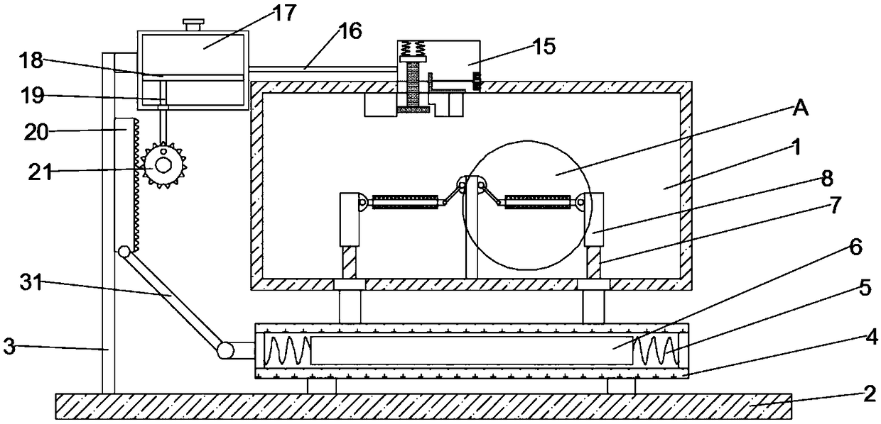 Rapid drying equipment in textile fabric production process