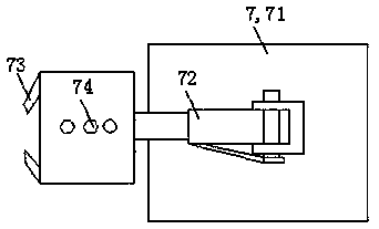 A horizontal double linkage bending machine