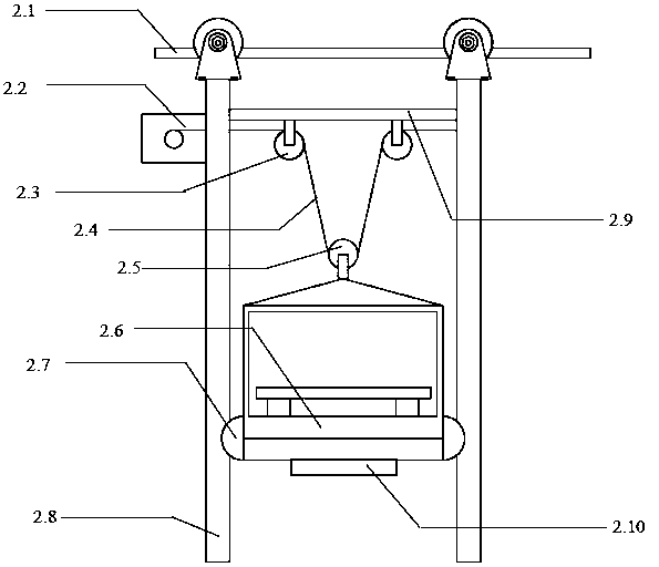 Stacker simulation experiment platform and stacker fault judgment method