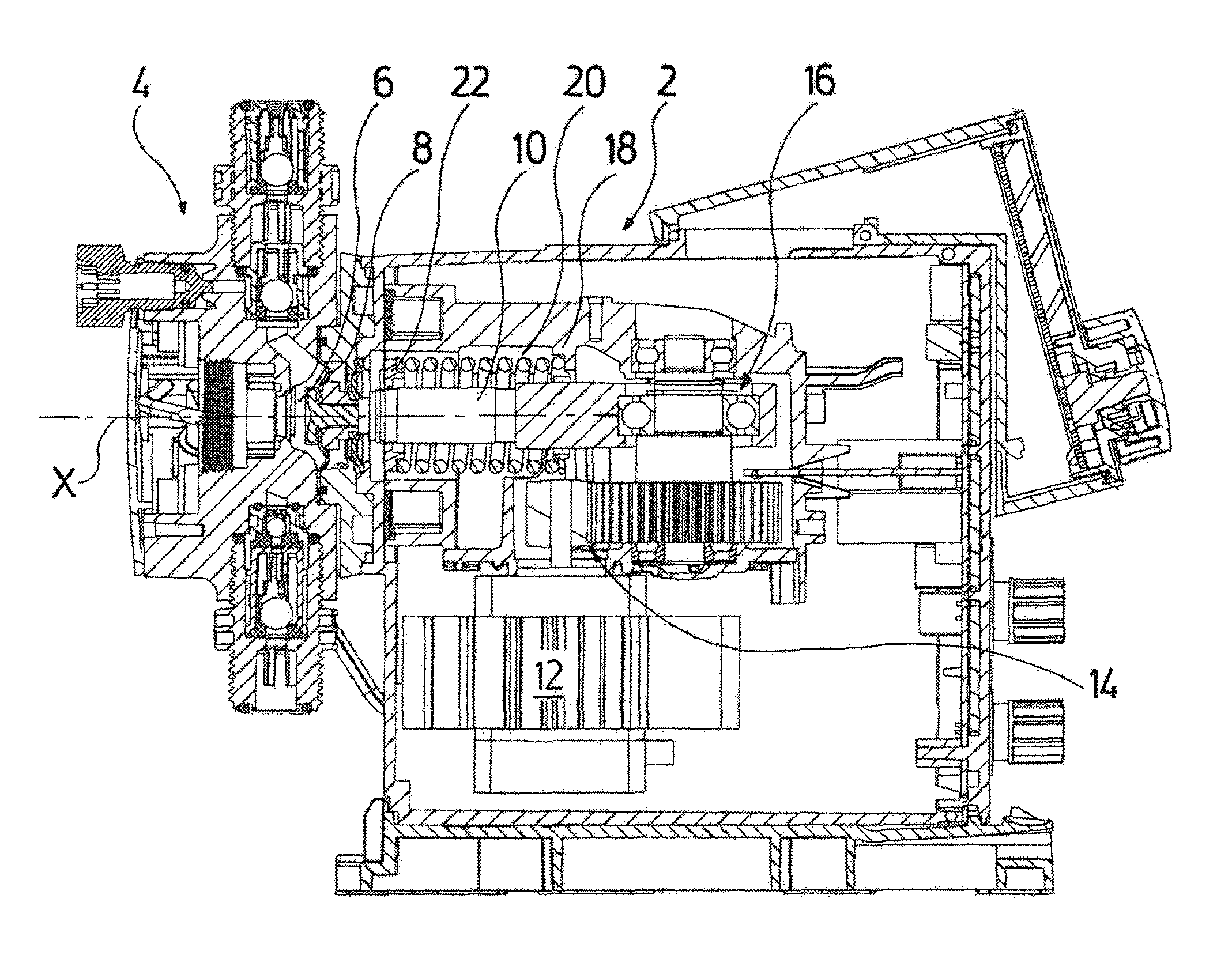 Dosing pump arrangement