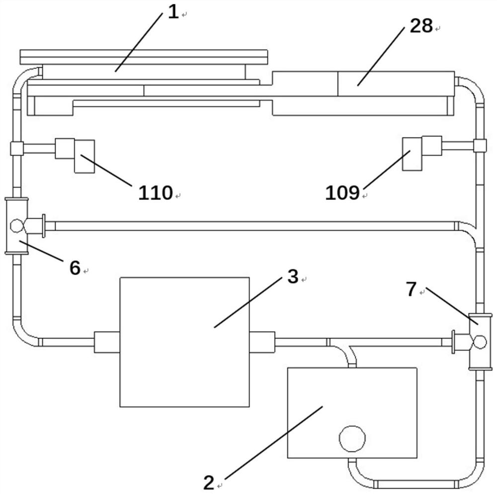 A heat pipe soil treatment device