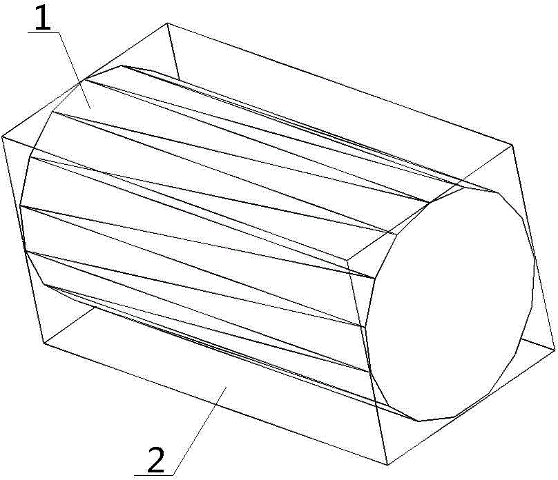 Method of extracting three-dimensional axis of tunnel based on minimum bounding box algorithm