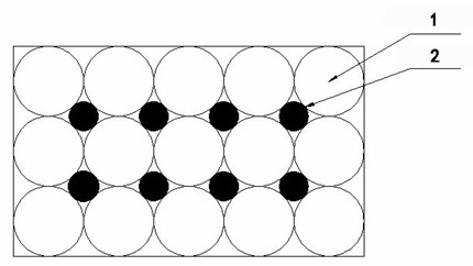 Method for preparing ceramic particle enhanced steel-base composite material cast by evaporative pattern casting die