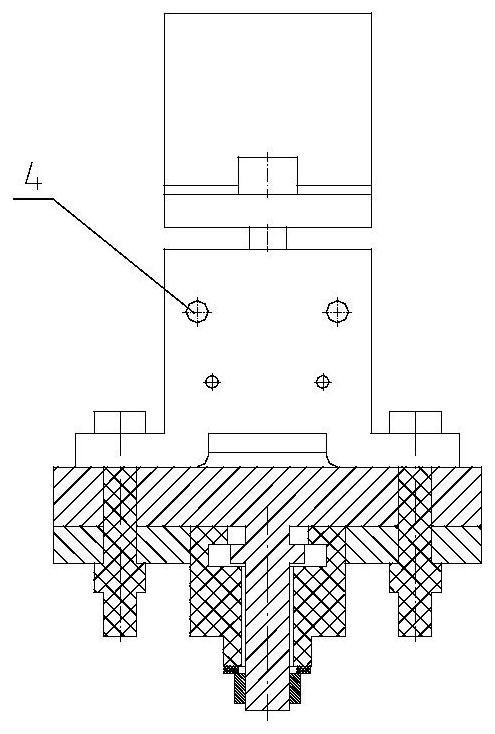 Integrated height-adjustable pipeline supporting device and adjusting method