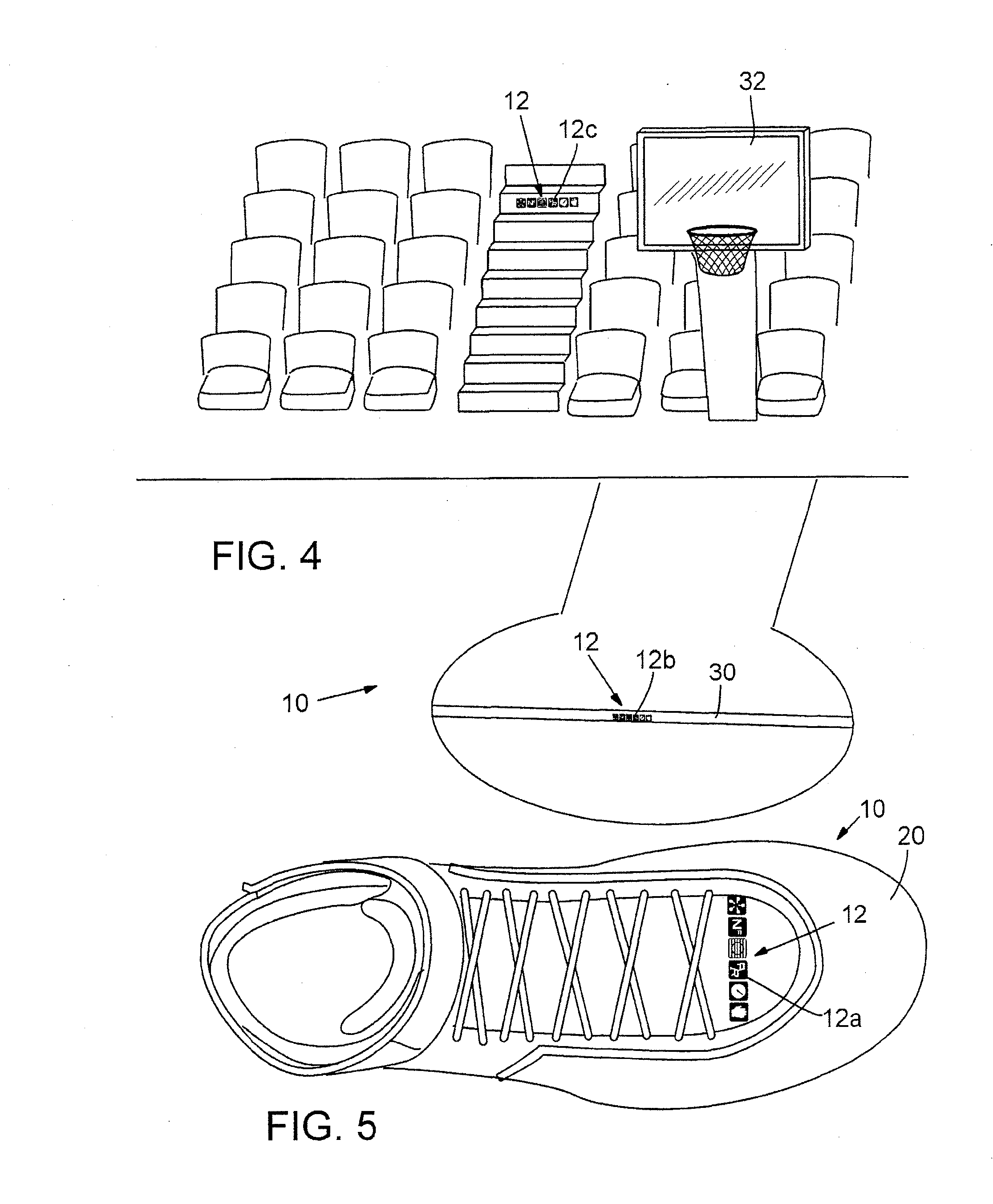 Sporting Devices and Structures Having Dynamic Visual Indicia