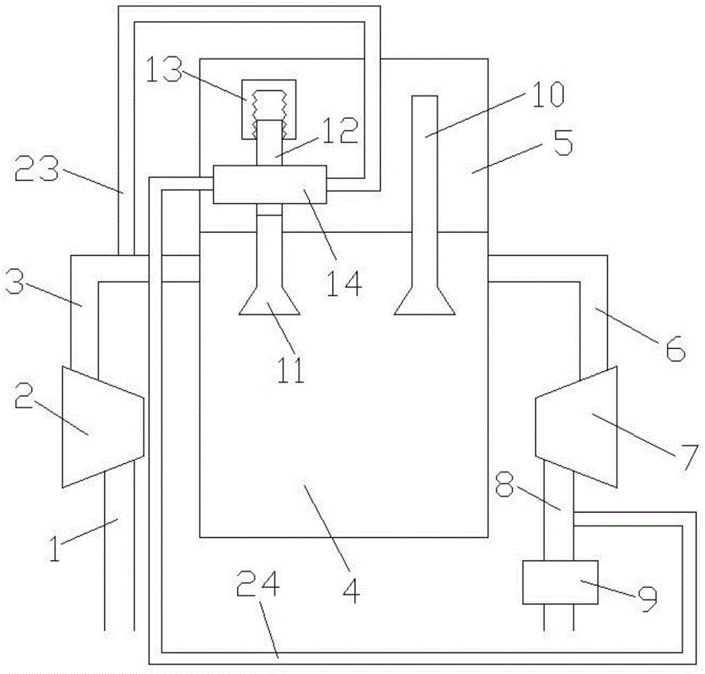 Pneumatic engine valve control mechanism