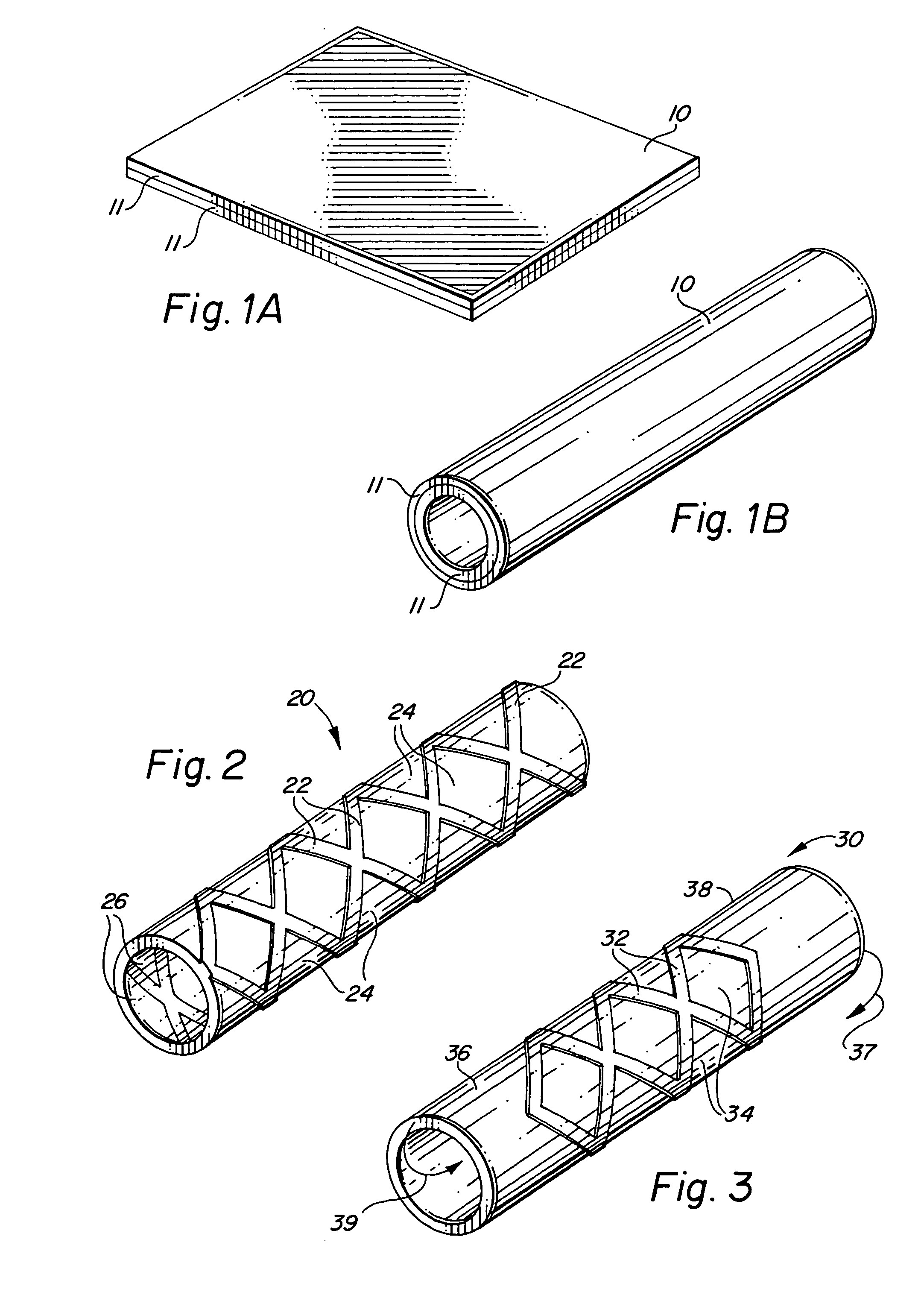 Self-supporting laminated films, structural materials and medical devices manufactured therefrom and methods of making same