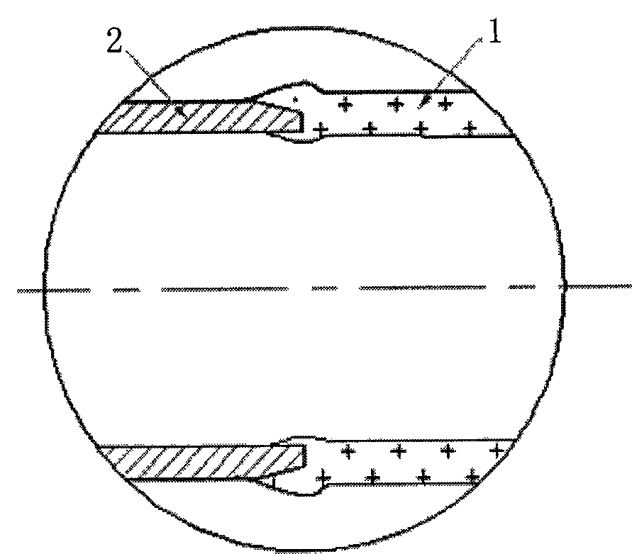 Sealing method of borosilicate glass and kovar alloy of solar collector tube