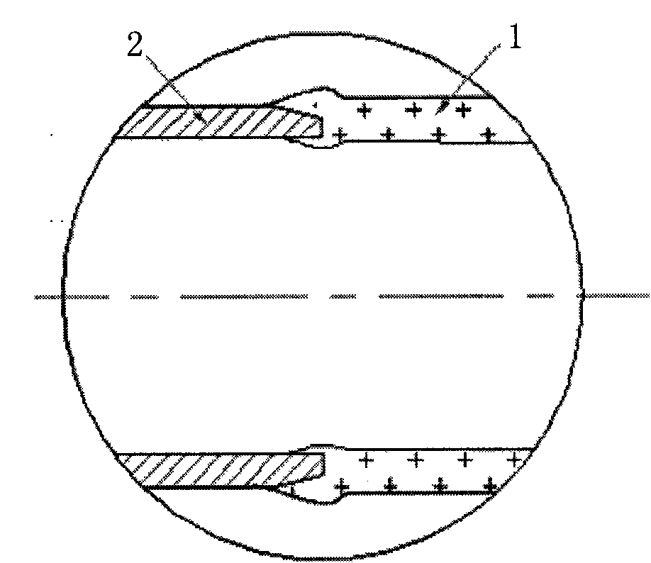 Sealing method of borosilicate glass and kovar alloy of solar collector tube