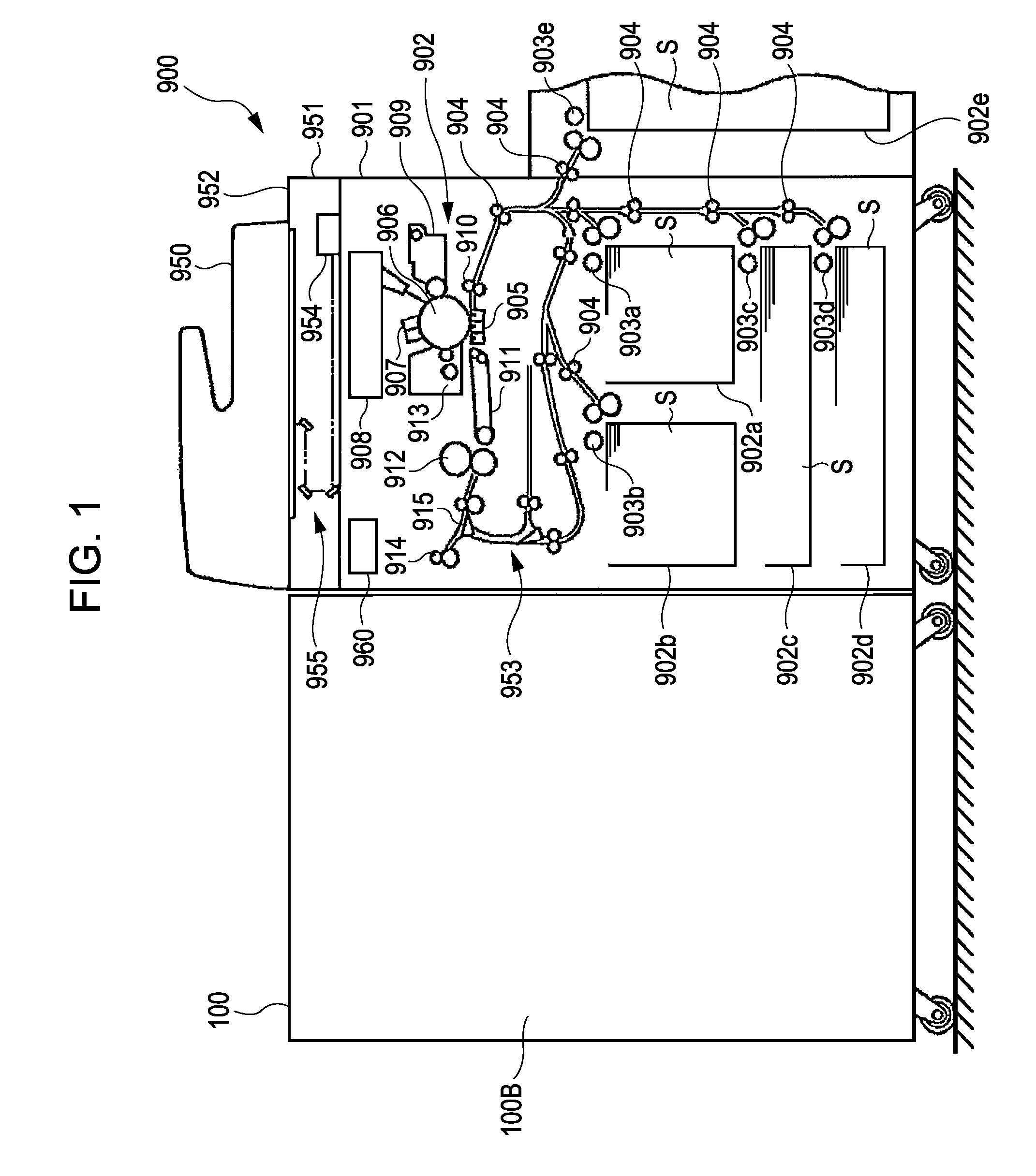 Sheet stacking device and image forming apparatus