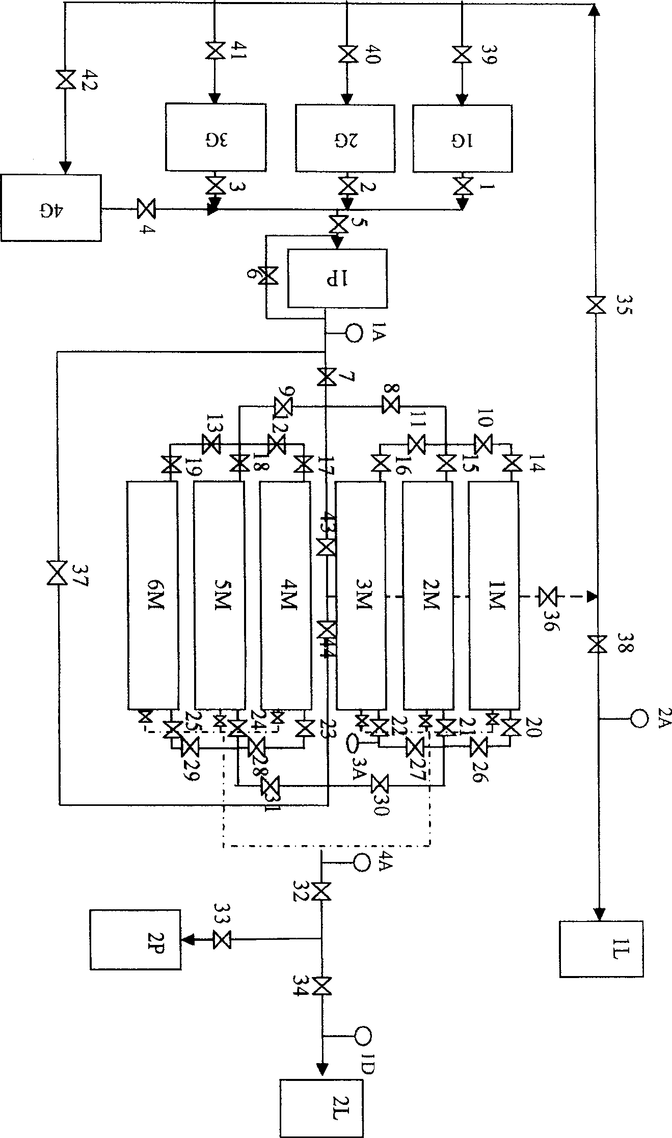 Multifunctional off-line cleaning device for reverse osmosis membrane