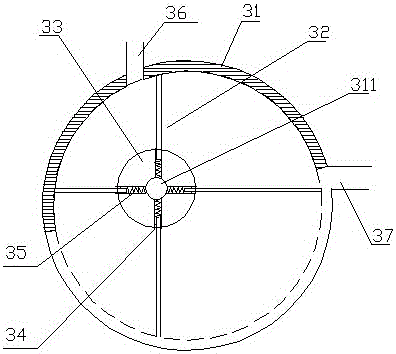 Heat energy power system comprehensively utilizing waste heat of acting pump