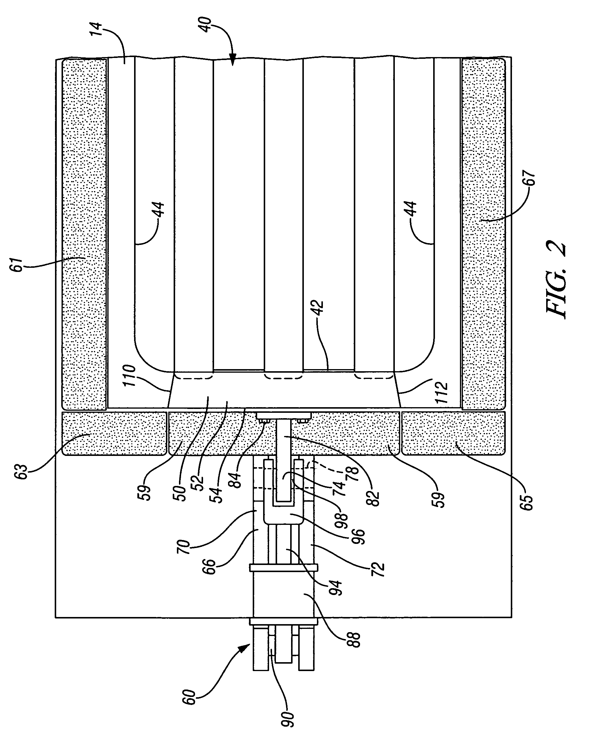 Forming tool apparatus with pivoting wall segment