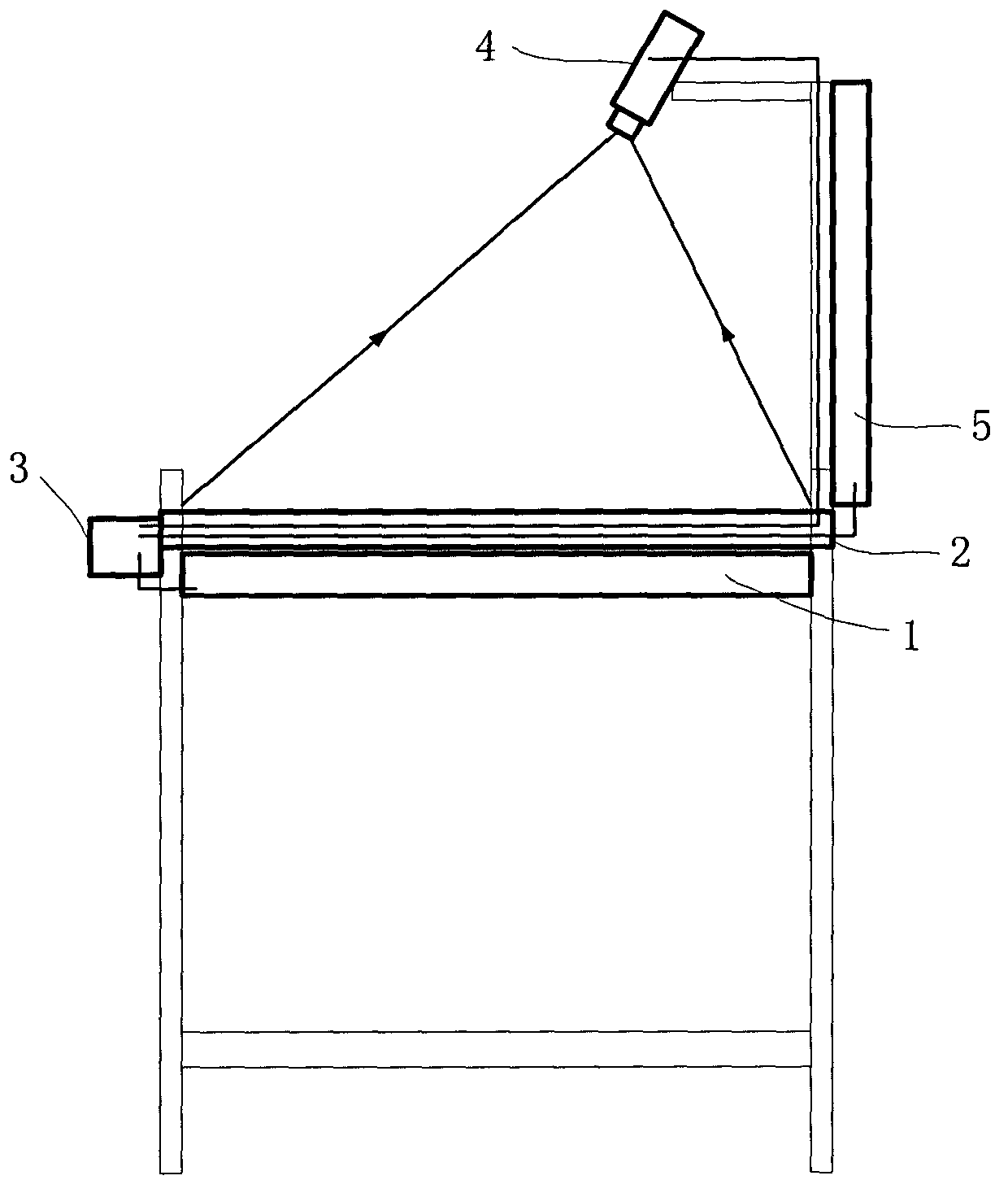 Sand painting device based on liquid crystal displayer and capable of adjusting colors