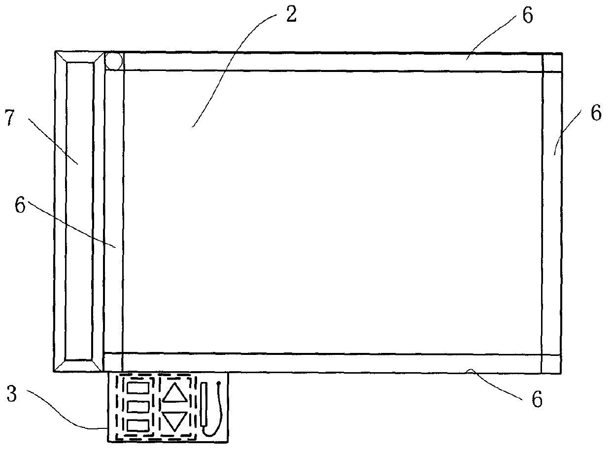 Sand painting device based on liquid crystal displayer and capable of adjusting colors