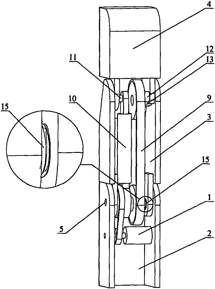 Pinching-holding composite and adaptive robot finger device with rod and wheels connected in parallel