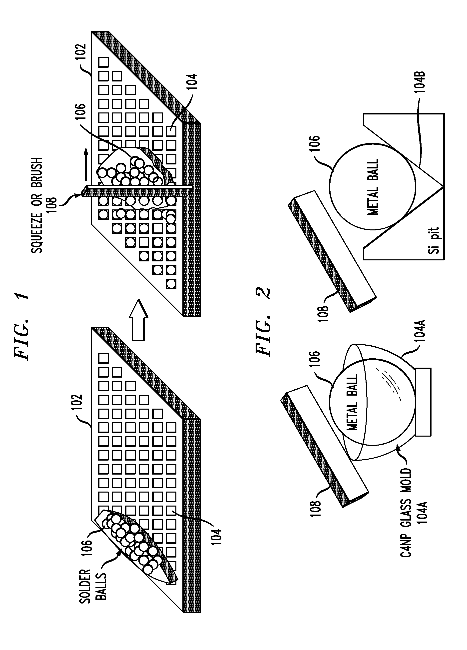 Techniques for arranging solder balls and forming bumps