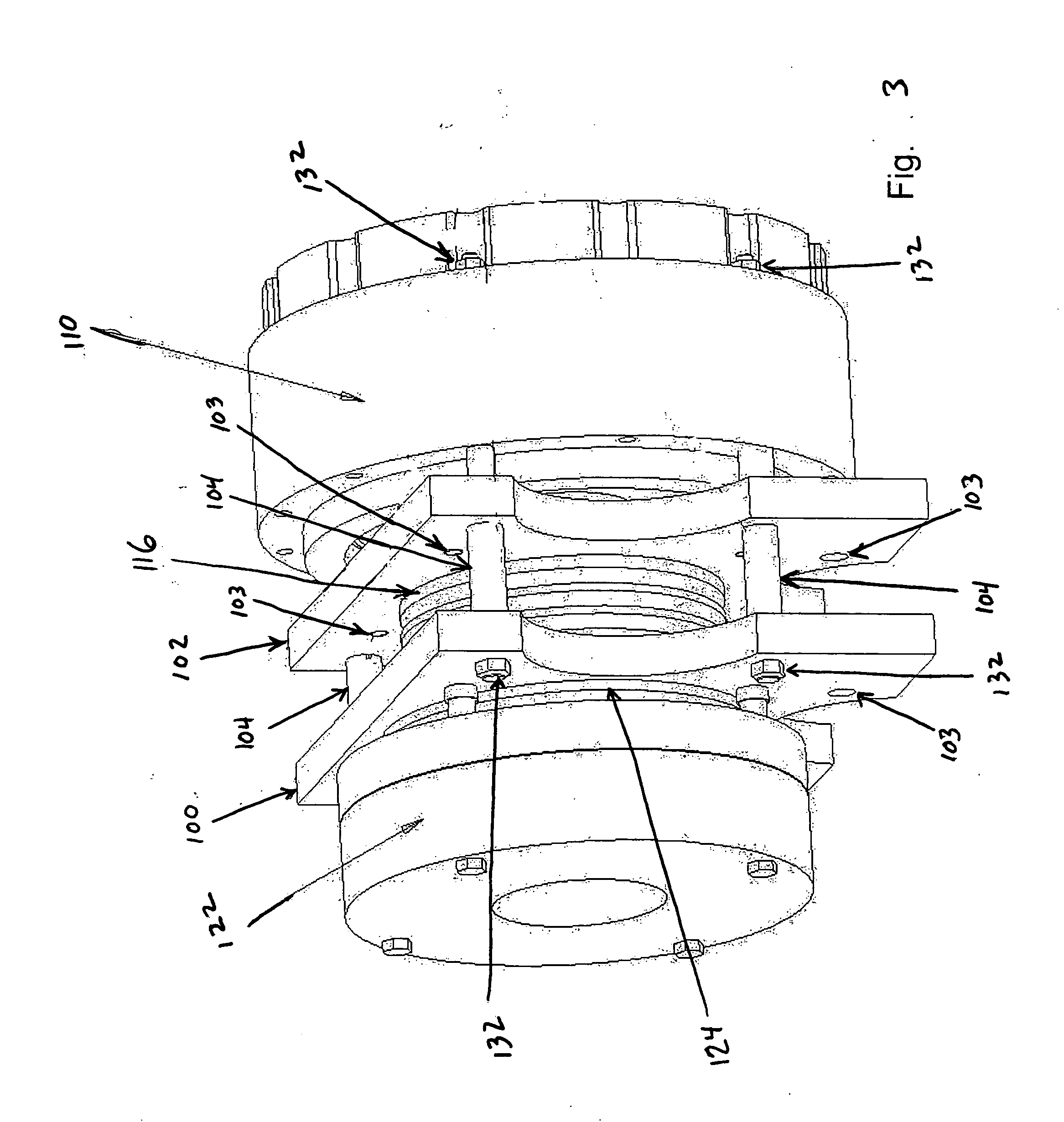 Elevator gearless traction machine construction