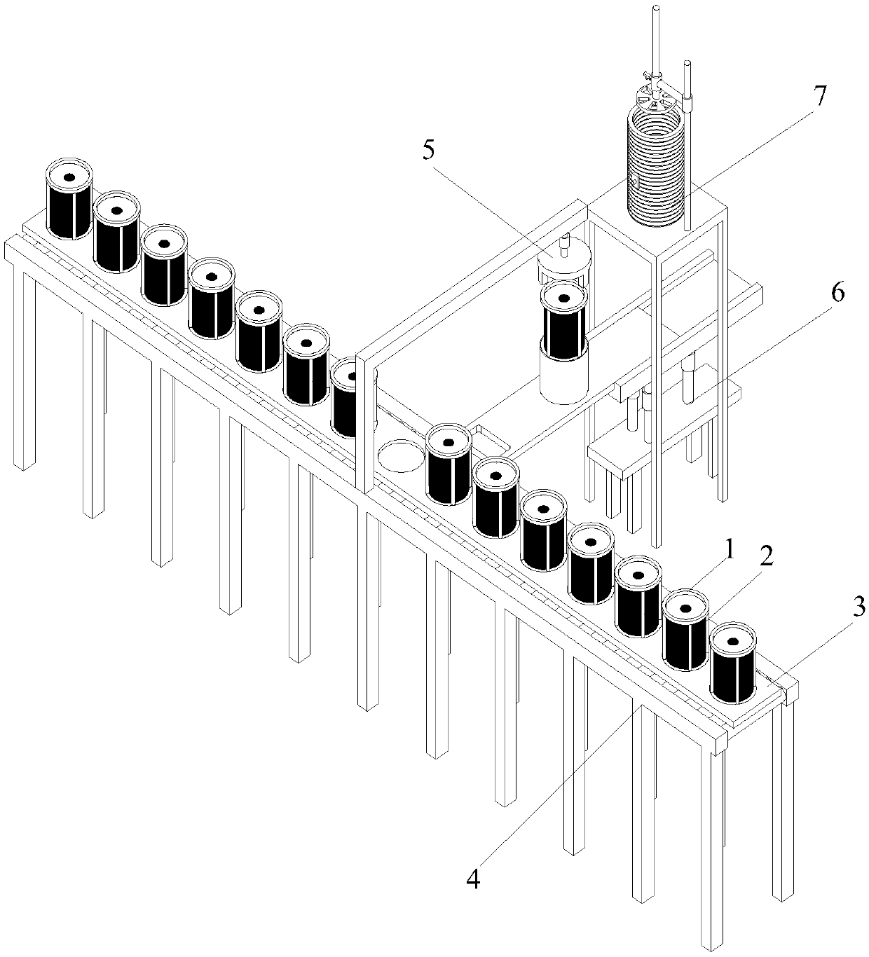 Induction heating system and method for rapid curing of silicon steel self-adhesive coating iron core