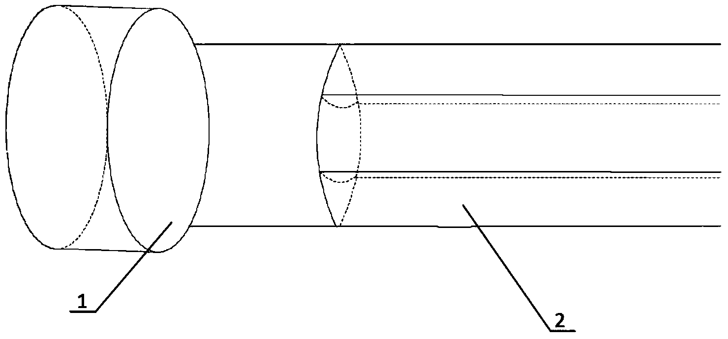 Auxiliary channel film sleeve for use in endoscopical therapy