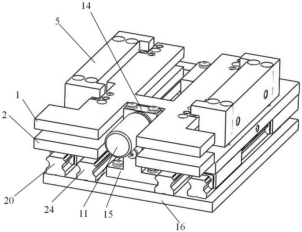 Precise pneumatic clamping mechanical gripper for thin plate type workpiece