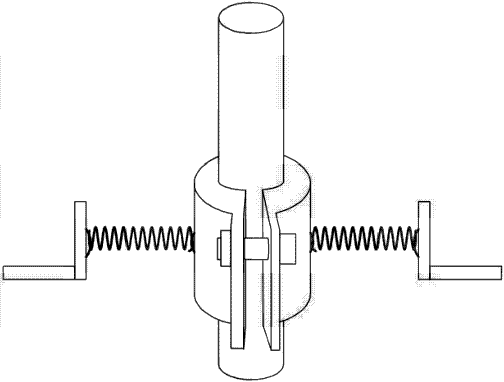 Slope direct-buried cable protection device for mountainous area