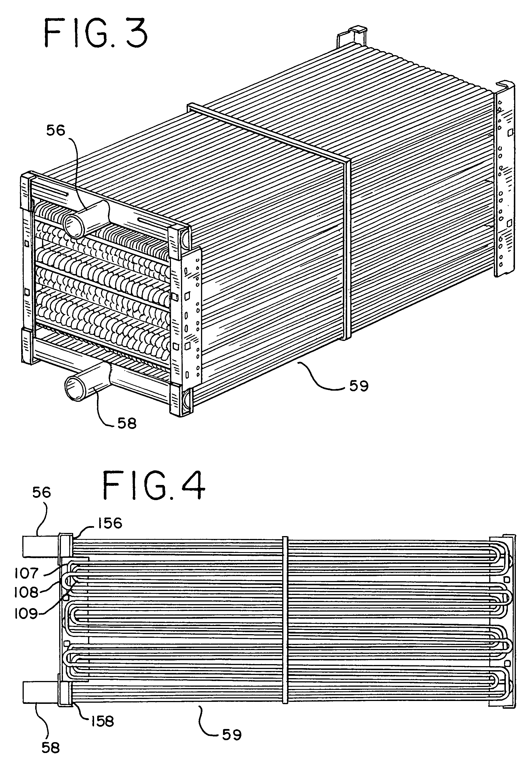 Heat transfer tube assembly with serpentine circuits