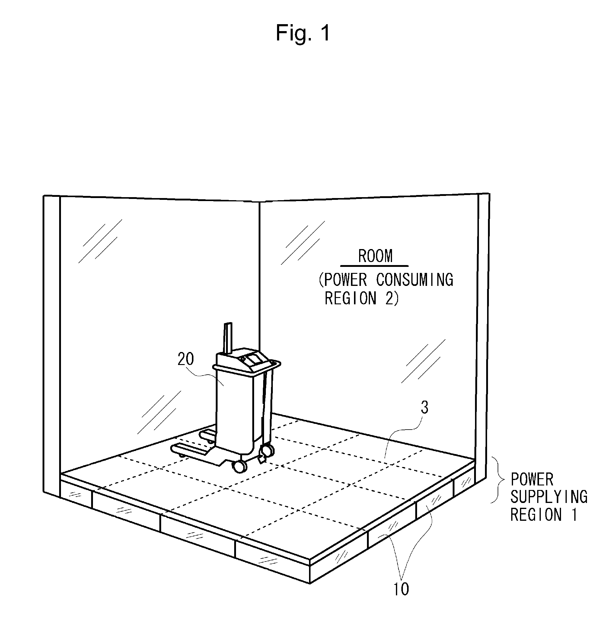 Power supply system and fixed and movable body therefor