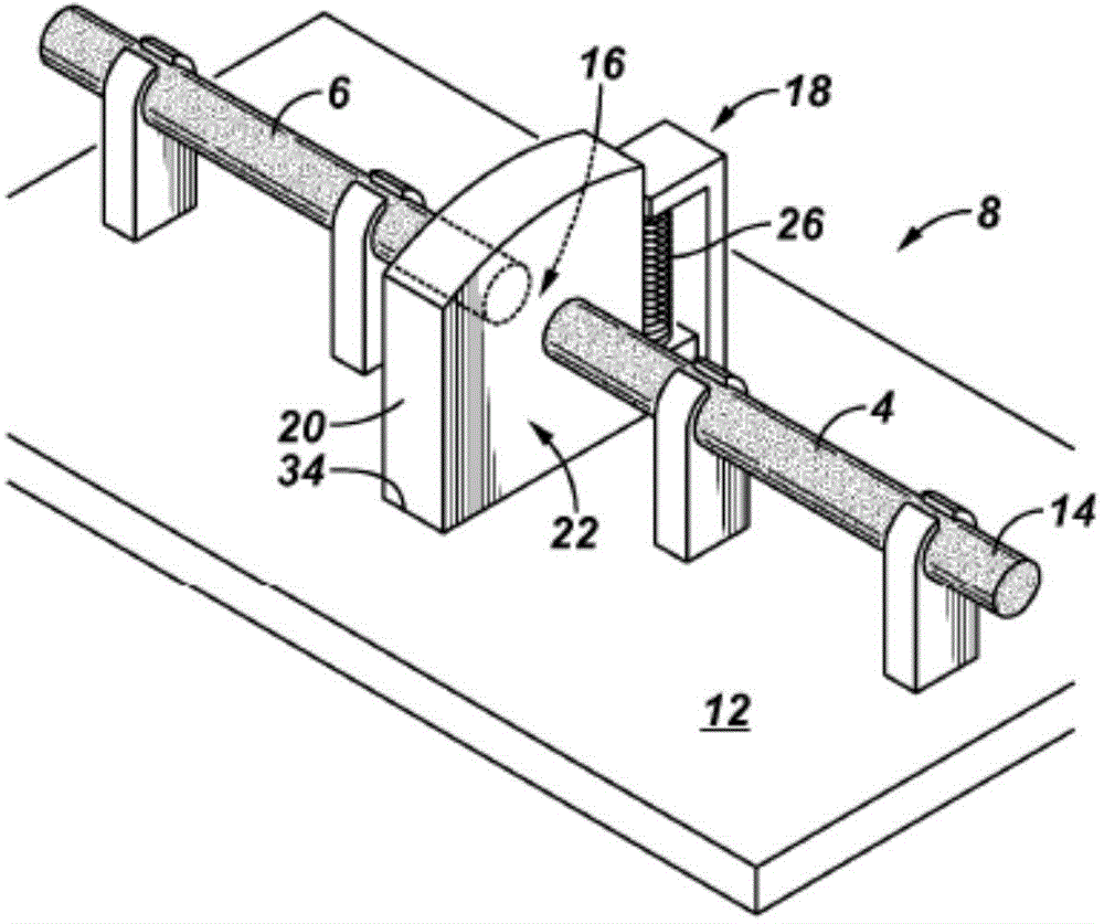 Method and device for initiating an explosive train