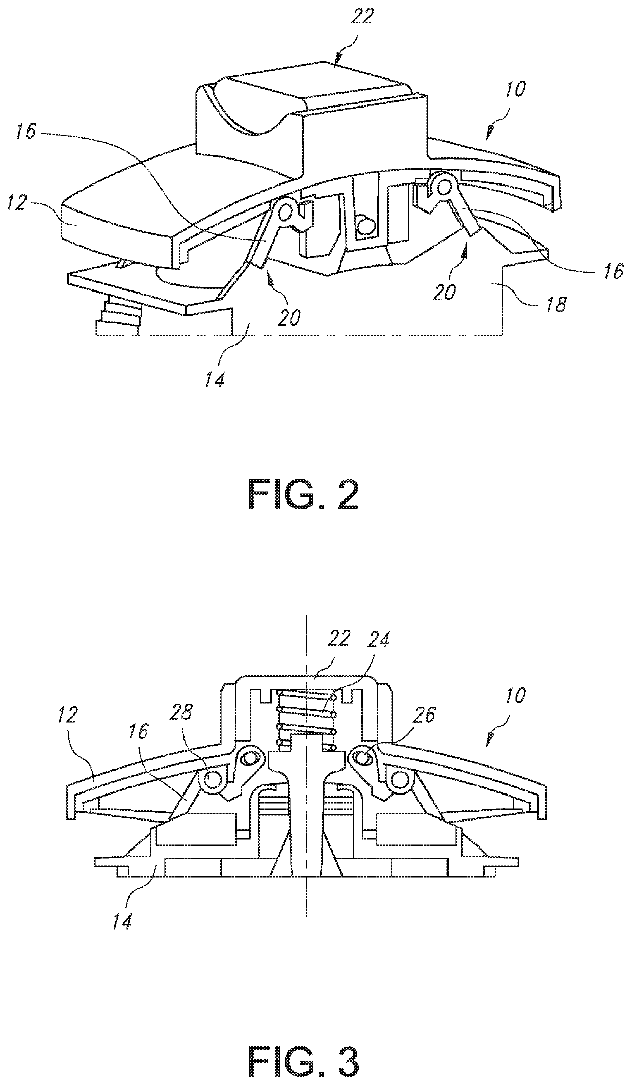 Central locking dual illumination switch