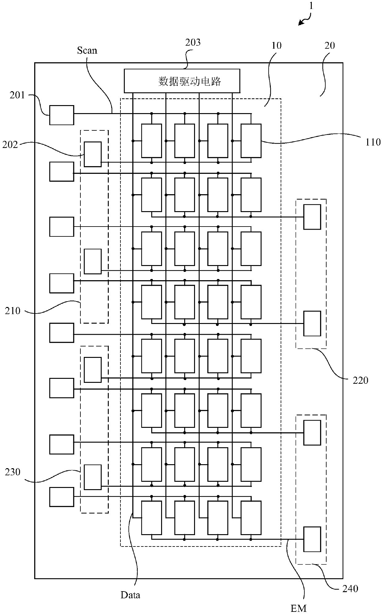 Driving method of display panel, display panel and display device