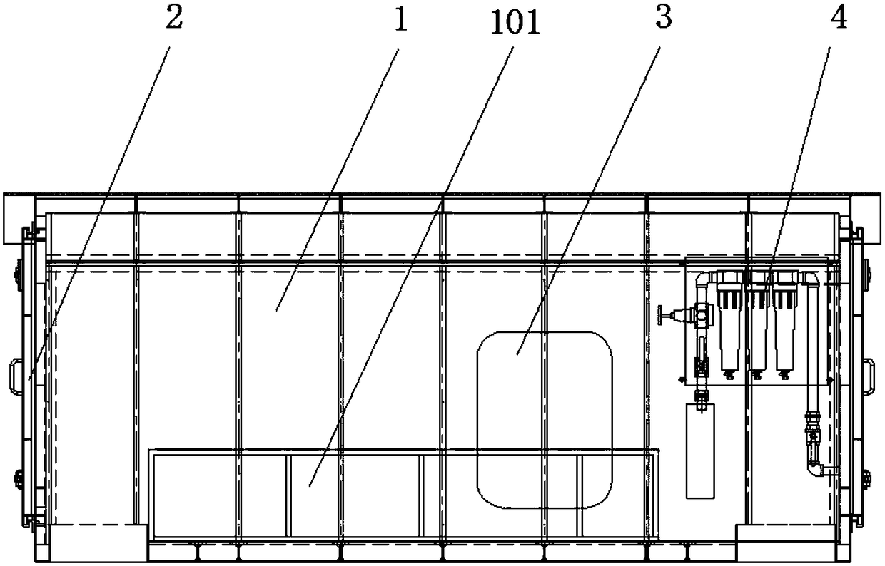 Tunnel construction life-saving system