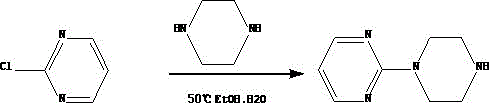 Synthetic method of piribedil