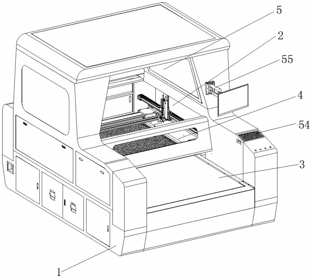 Double-shaft asynchronous line drawing machine