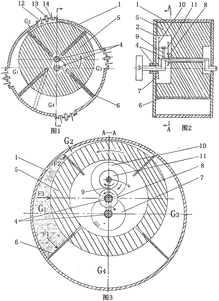 Planetary rotor engine