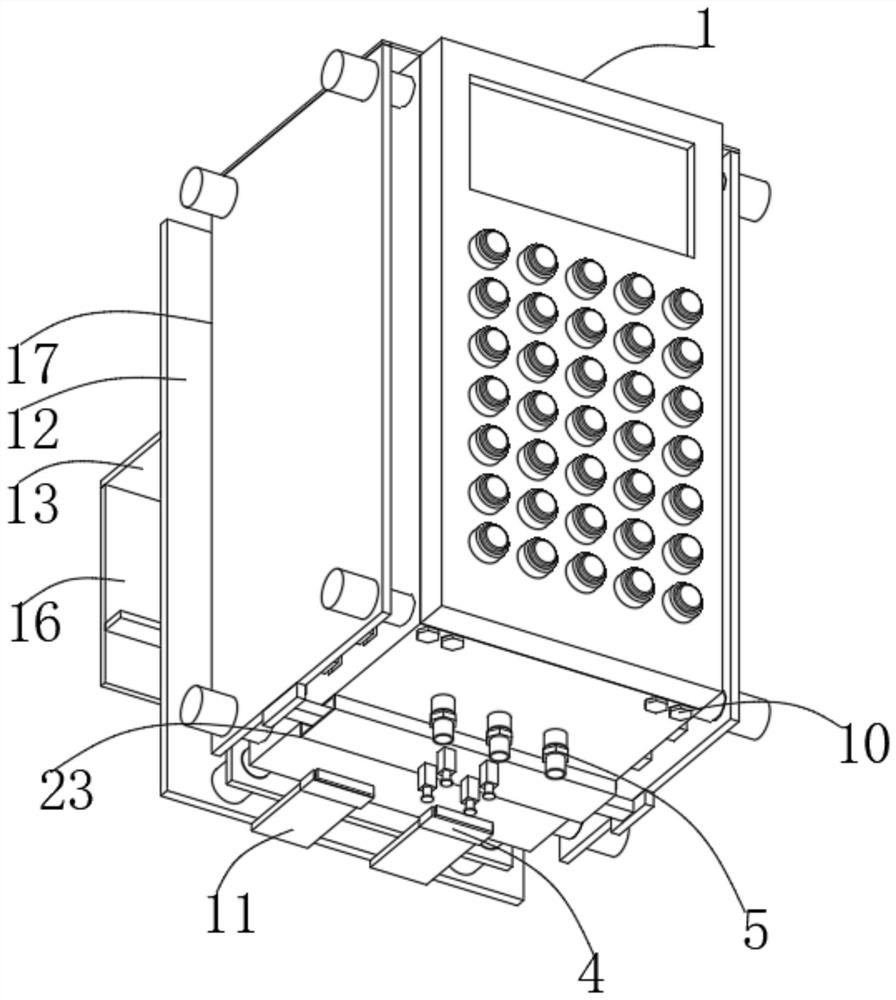 Explosion-proof control box for high gas tunnel trolley